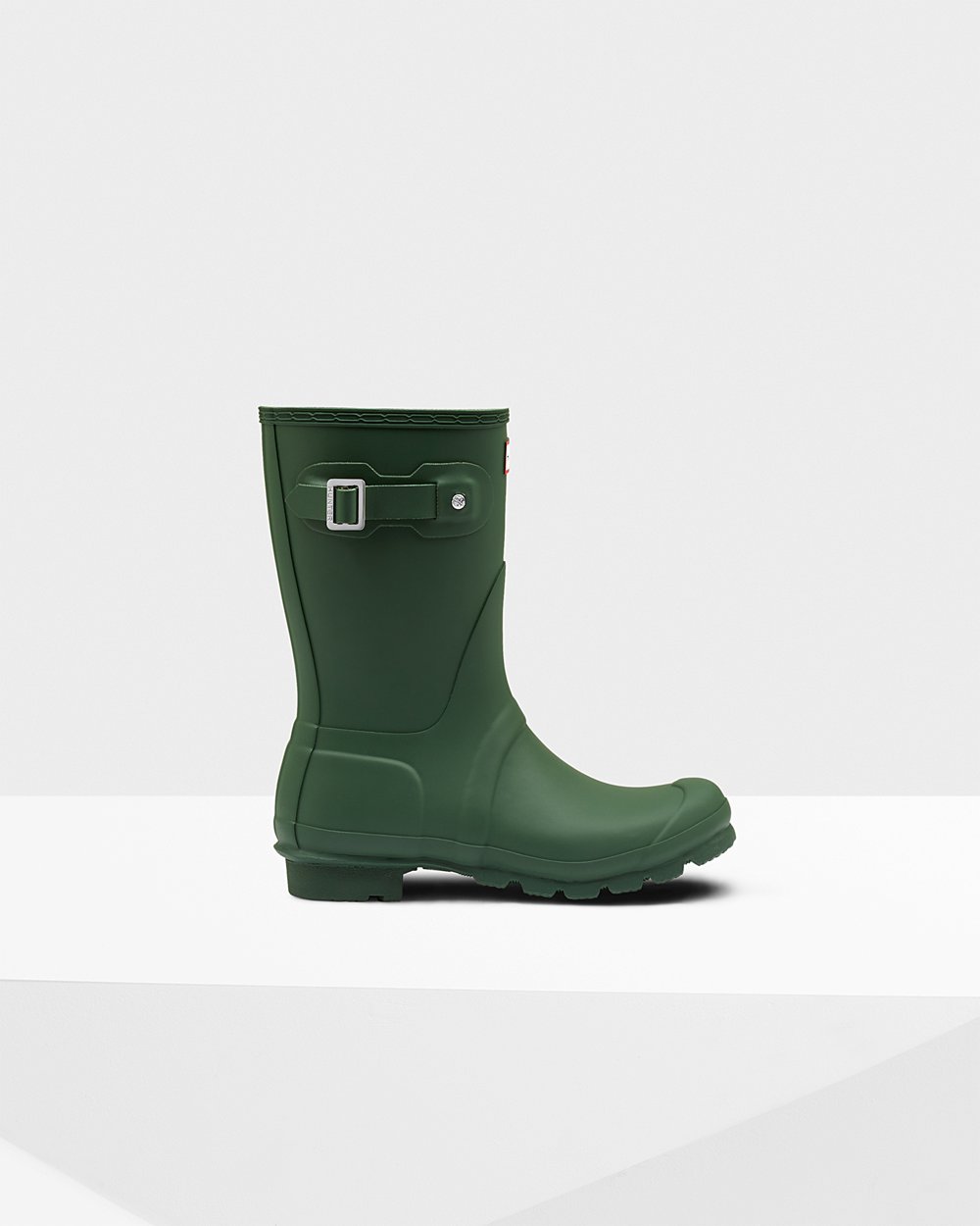 Hunter Original Short Rain Boots - Discount Womens Green - CPHEXV735